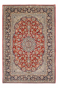 Alfombra persa - Real - 300 x 207 cm - rojo oscuro
