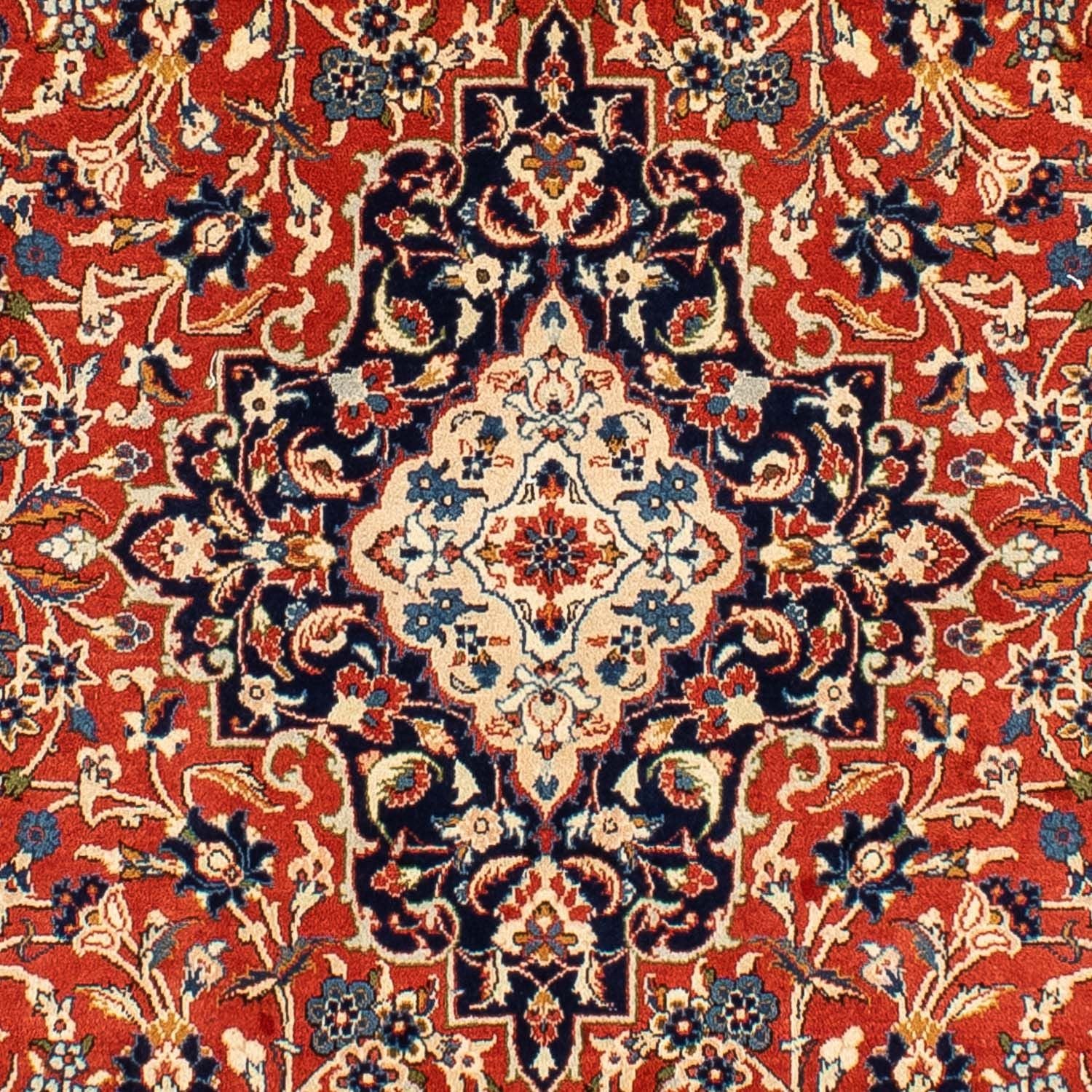 Alfombra persa - Real - 303 x 205 cm - rojo oscuro