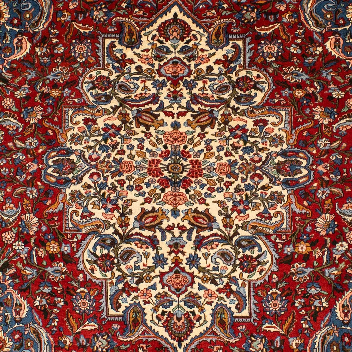 Alfombra persa - Nómada - 297 x 200 cm - rojo oscuro