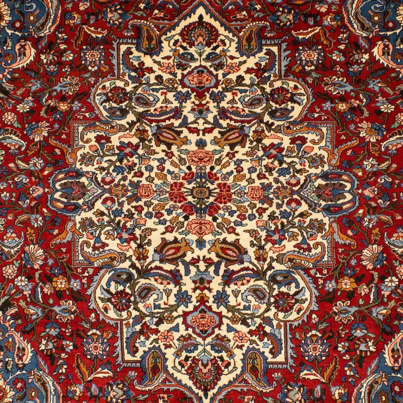 Alfombra persa - Nómada - 297 x 200 cm - rojo oscuro