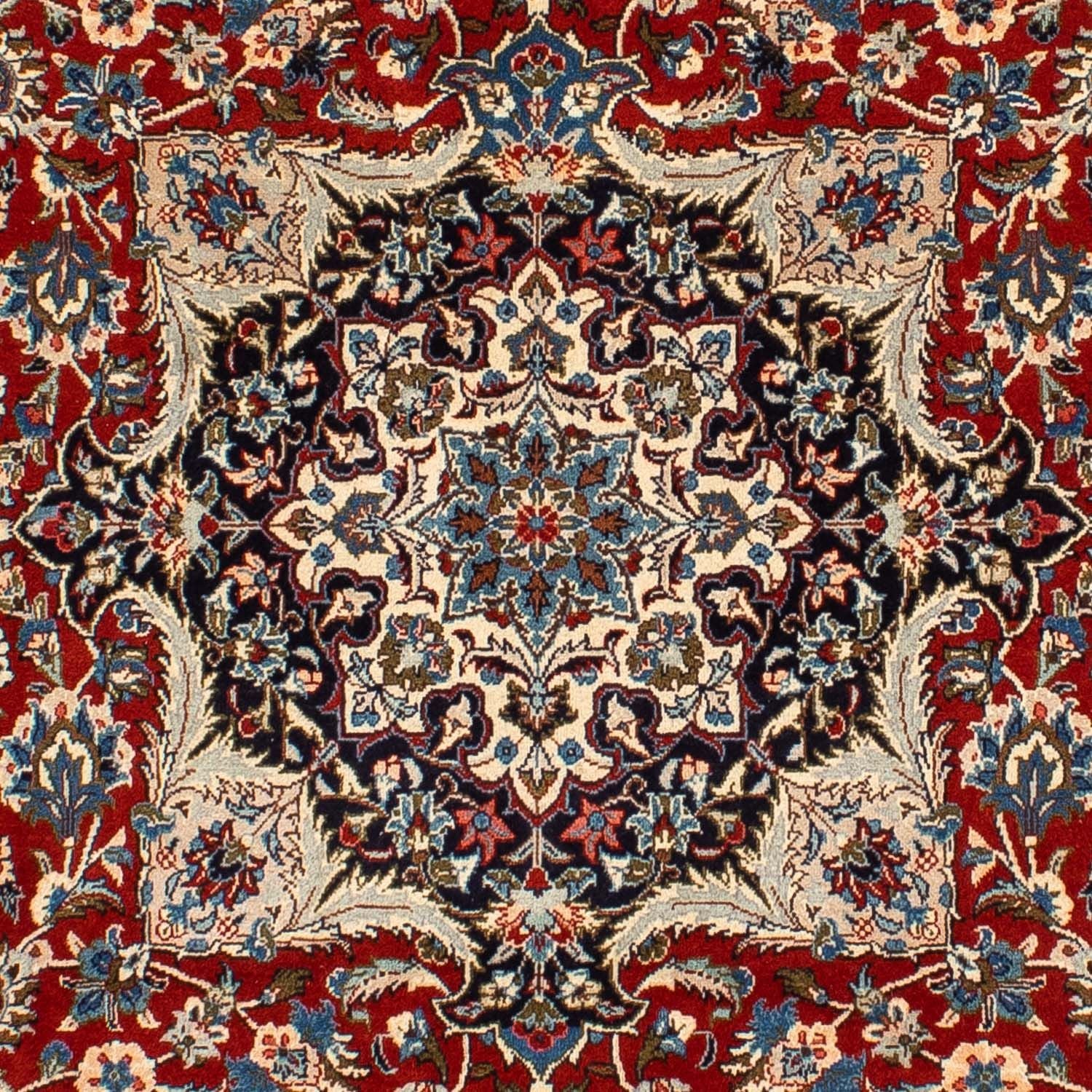 Alfombra persa - Keshan - 300 x 205 cm - rojo oscuro