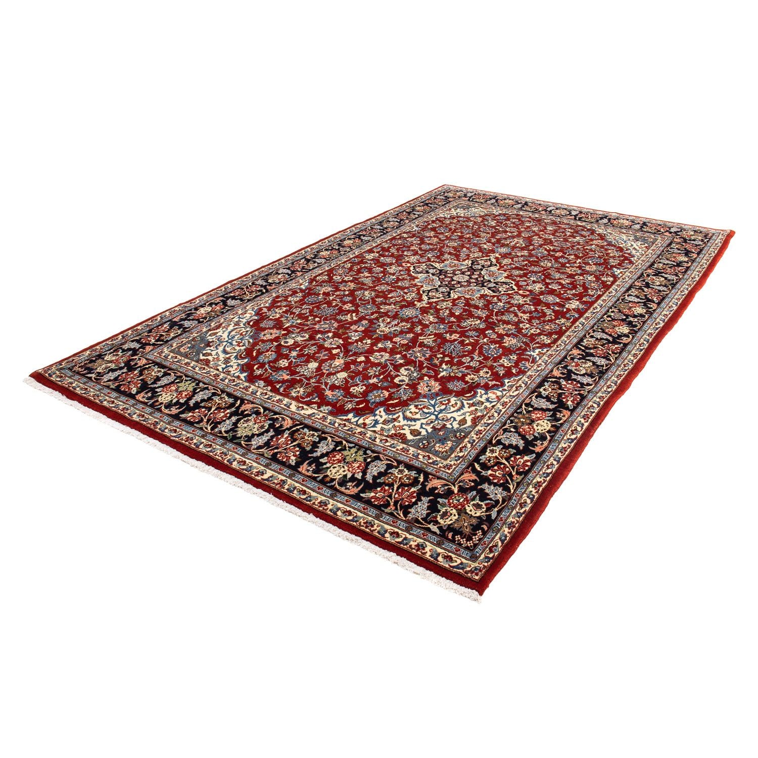 Alfombra persa - Clásica - 298 x 178 cm - rojo oscuro