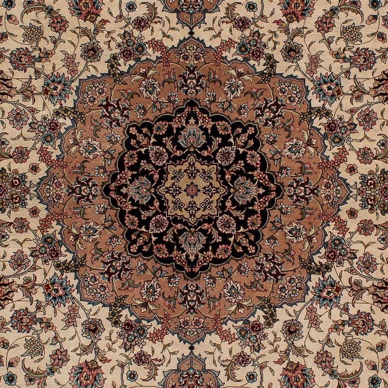 Alfombra de seda - Seda china - 183 x 122 cm - rojo oscuro