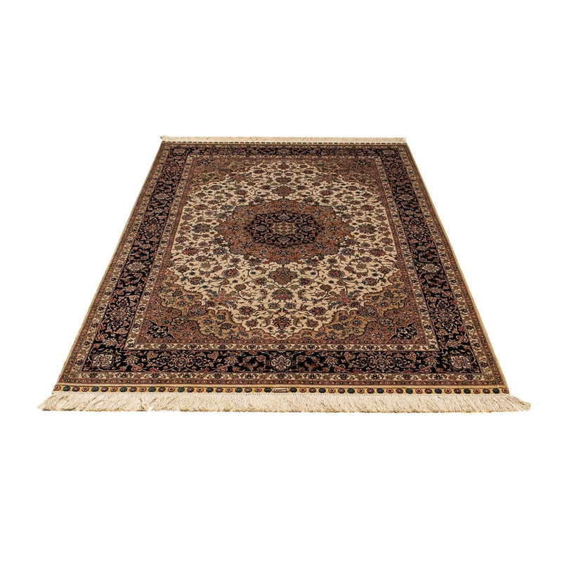 Alfombra de seda - Seda china - 183 x 122 cm - rojo oscuro