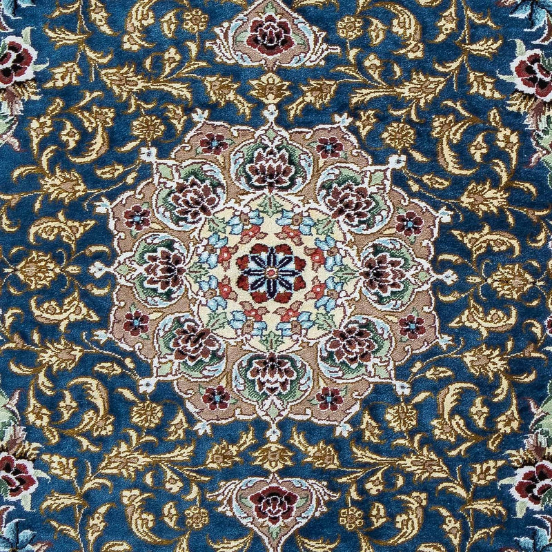 Alfombra persa - Ghom - 85 x 59 cm - azul