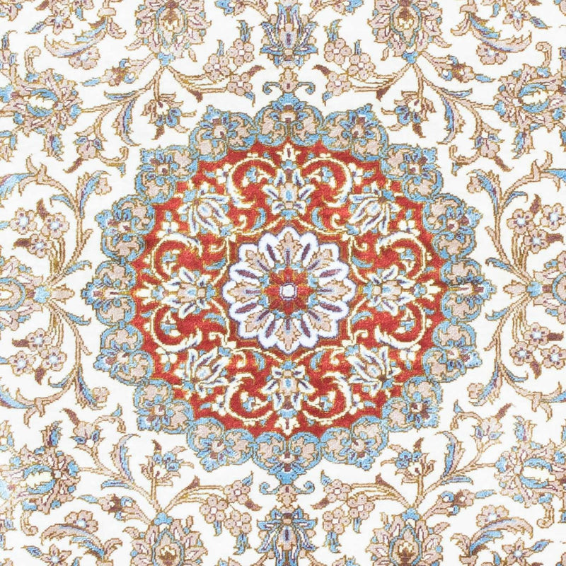 Alfombra persa - Ghom - 118 x 80 cm - beige