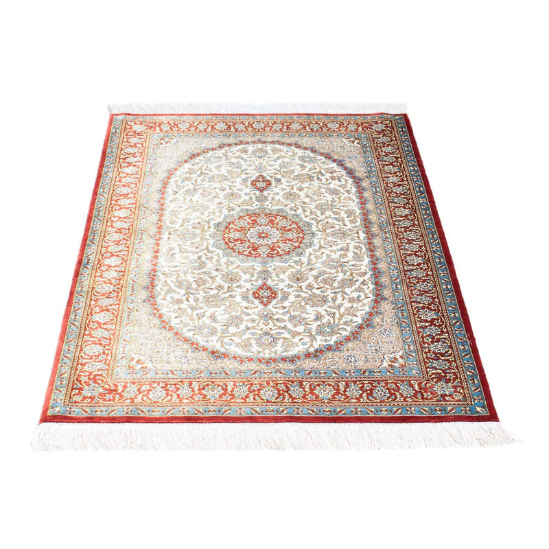 Alfombra persa - Ghom - 118 x 80 cm - beige