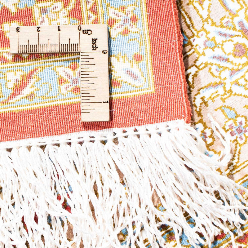 Alfombra persa - Ghom - 118 x 80 cm - beige