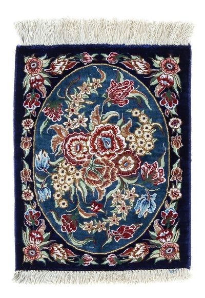 Qom seda Alfombra 28x40cm - Alfombra persa