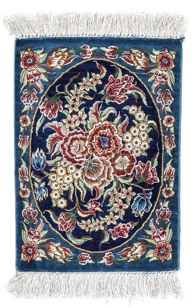 Qom seda Alfombra 28x40cm - Alfombra persa