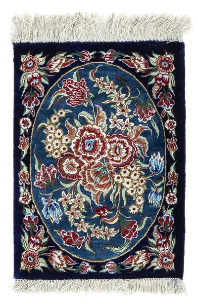 Qom seda Alfombra 28x40cm - Alfombra persa