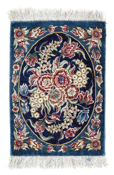 Qom seda Alfombra 28x40cm - Alfombra persa