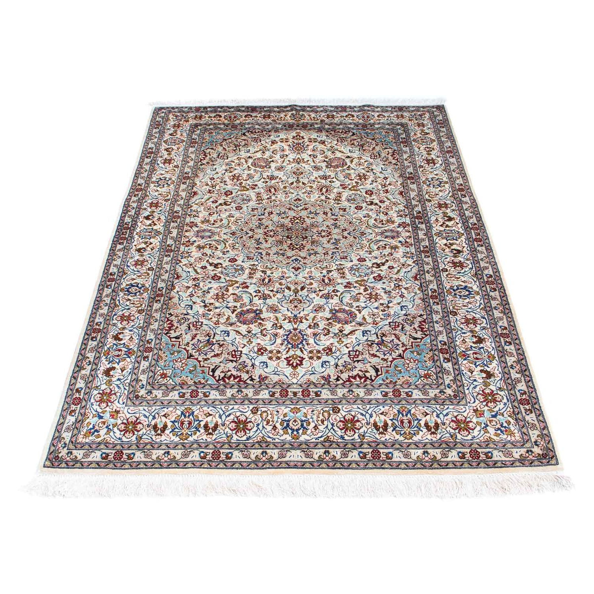 Alfombra persa - Ghom - 163 x 98 cm - beige