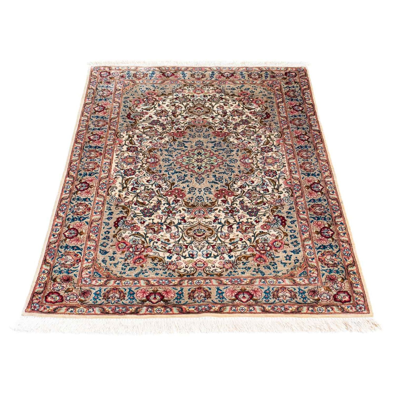 Alfombra persa - Ghom - 120 x 80 cm - beige