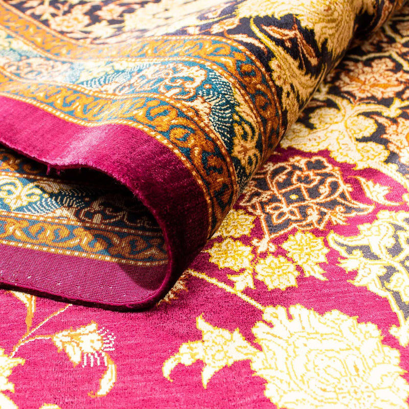 Alfombra persa - Ghom - 305 x 202 cm - rojo oscuro