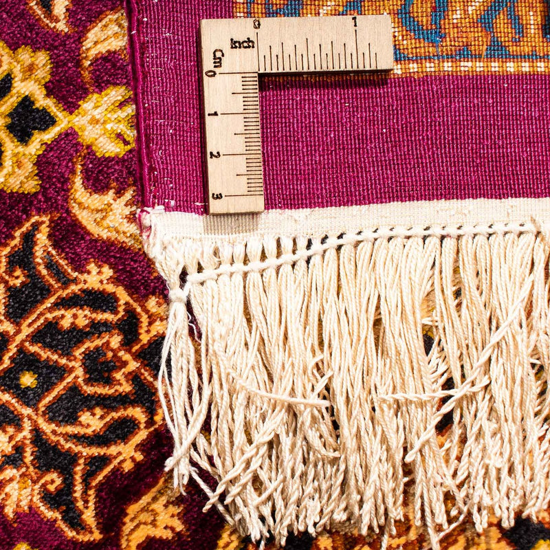 Alfombra persa - Ghom - 305 x 202 cm - rojo oscuro