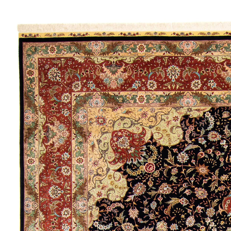 Alfombra oriental - Hereke - 402 x 303 cm - rojo oscuro