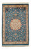 Alfombra persa - Ghom - 94 x 58 cm - azul