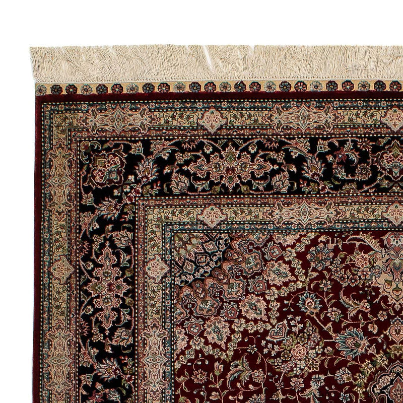 Alfombra de seda - Seda china - 183 x 122 cm - rojo oscuro