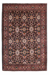 Alfombra persa - Bidjar - 210 x 141 cm - azul oscuro