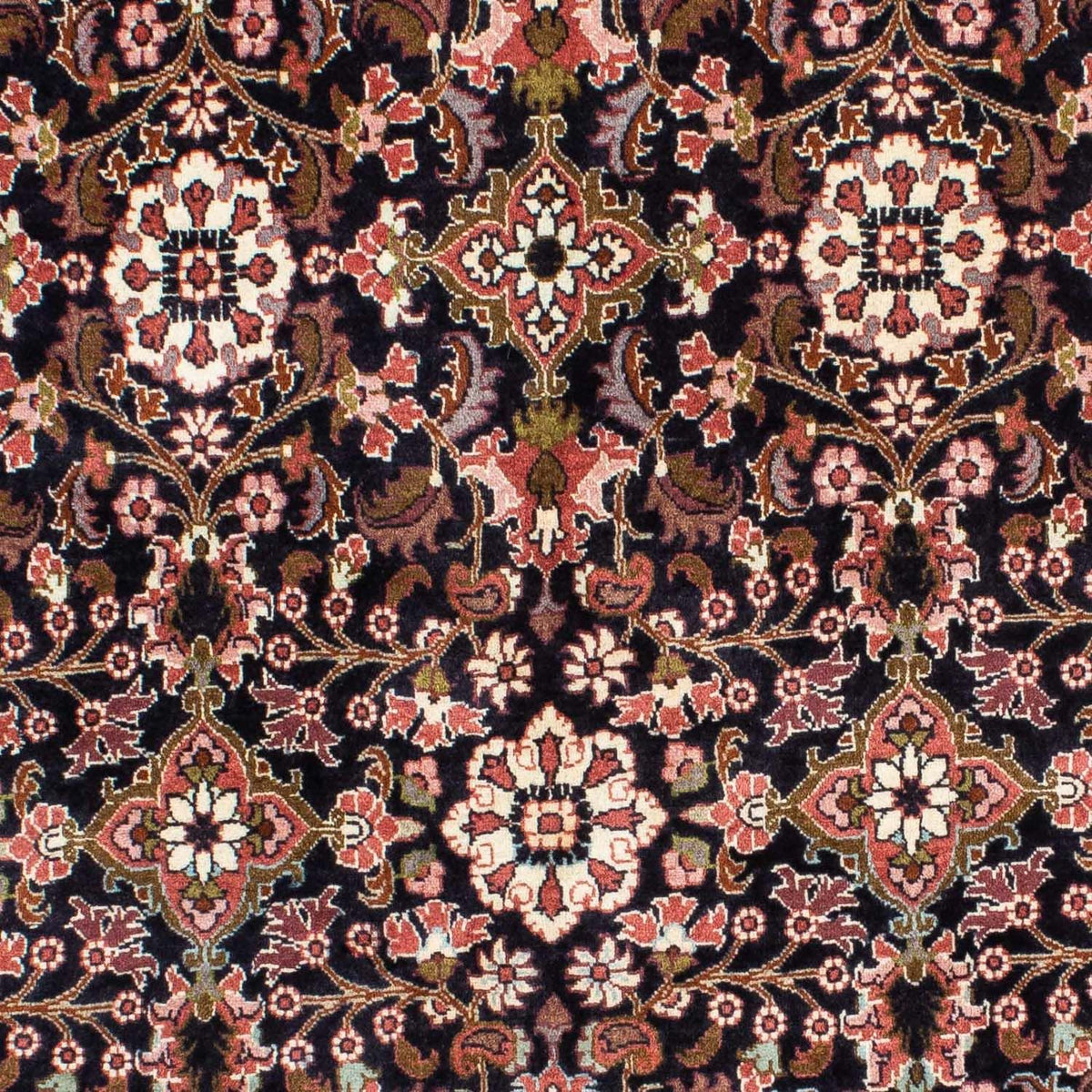 Alfombra persa - Bidjar - 210 x 141 cm - azul oscuro