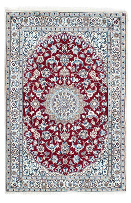 Alfombra Persa - Nain - Real - 173 x 114 cm - rojo oscuro