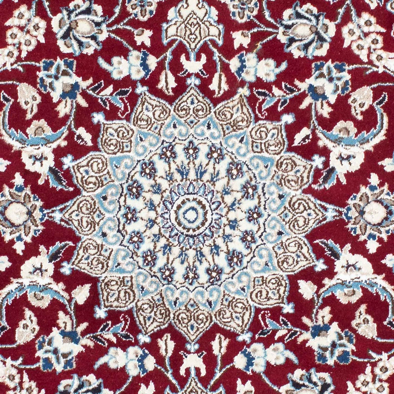 Alfombra Persa - Nain - Real - 173 x 114 cm - rojo oscuro