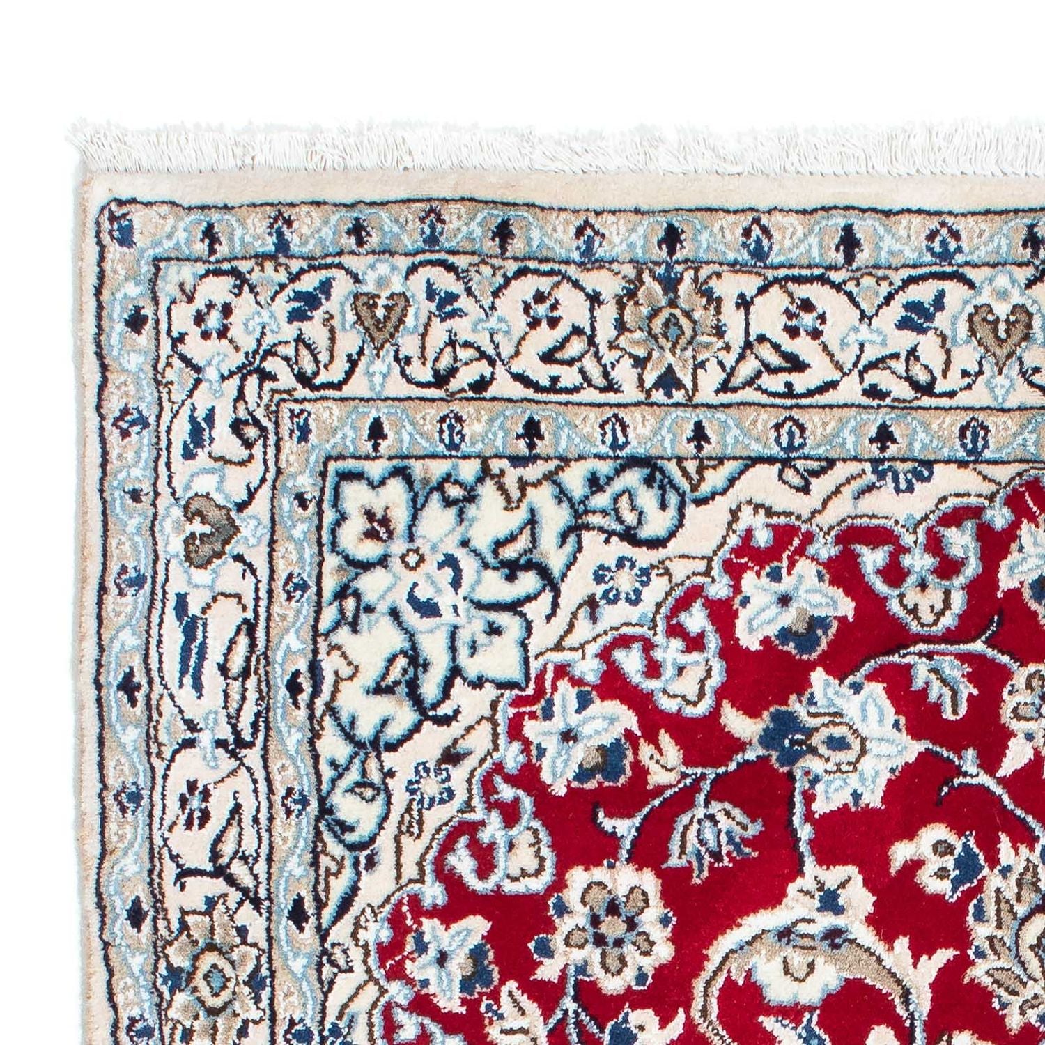 Alfombra Persa - Nain - Real - 172 x 110 cm - rojo