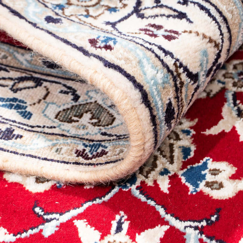Alfombra Persa - Nain - Real - 172 x 110 cm - rojo