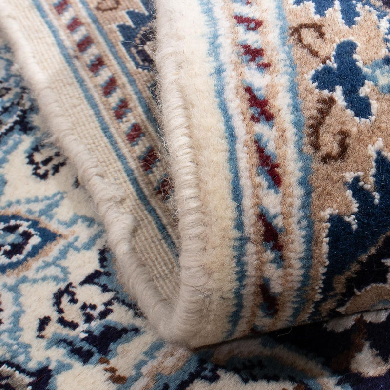 Alfombra persa - Nain cuadrado  - 207 x 198 cm - azul oscuro