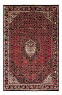 Alfombra persa - Bidjar - 240 x 166 cm - rojo oscuro