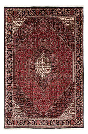 Alfombra persa - Bidjar - 240 x 166 cm - rojo oscuro