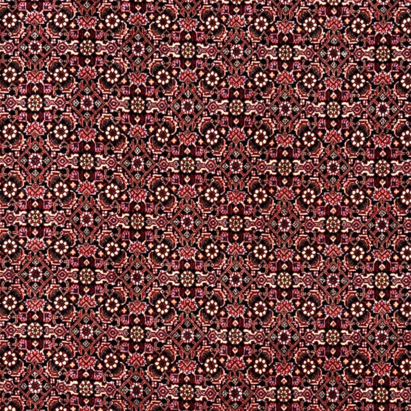 Alfombra persa - Bidjar - 346 x 250 cm - rojo oscuro