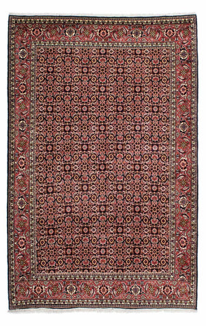 Alfombra persa - Bidjar - 217 x 141 cm - azul oscuro