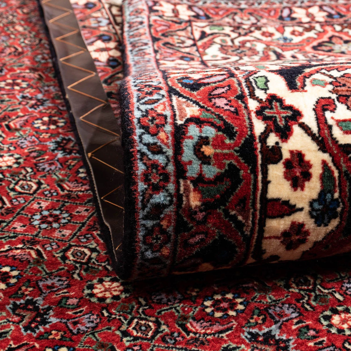 Alfombra persa - Bidjar - 331 x 254 cm - rojo