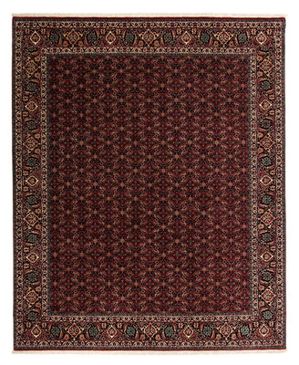 Alfombra persa - Bidjar - 252 x 206 cm - rojo oscuro