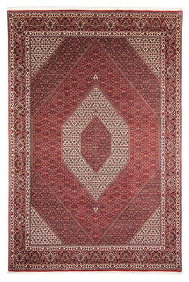 Alfombra persa - Bidjar - 357 x 250 cm - rojo claro