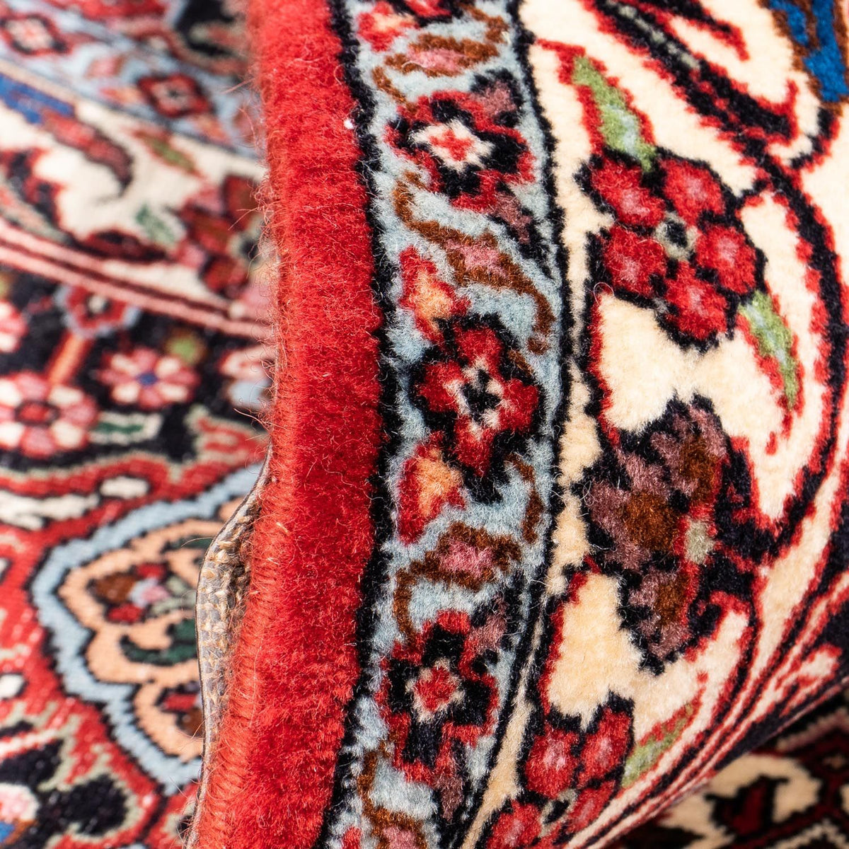 Alfombra persa - Bidjar - 357 x 250 cm - rojo claro