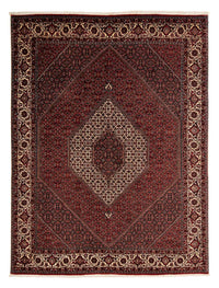 Alfombra persa - Bidjar - 259 x 200 cm - rojo oscuro