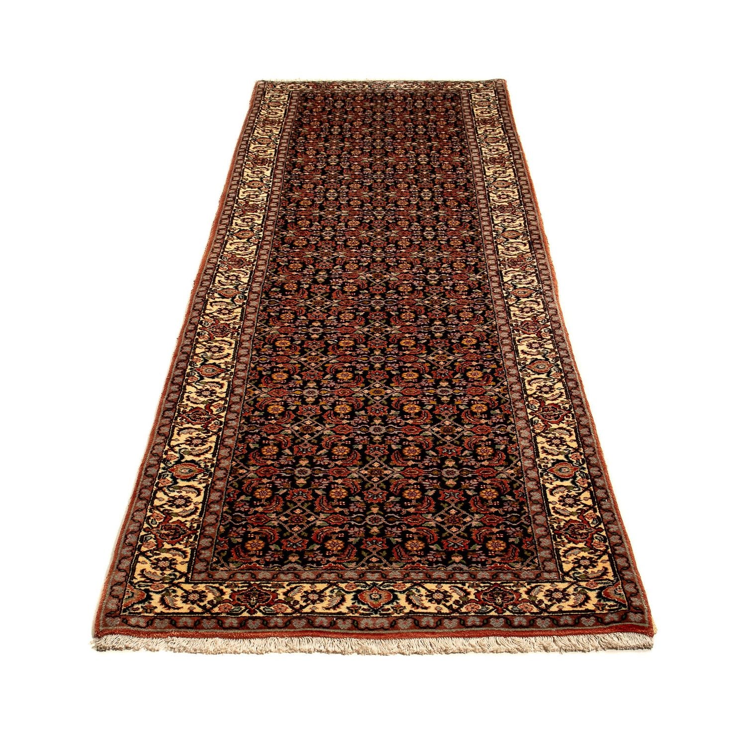 Alfombra de pasillo Alfombra persa - Bidjar - 298 x 82 cm - multicolor