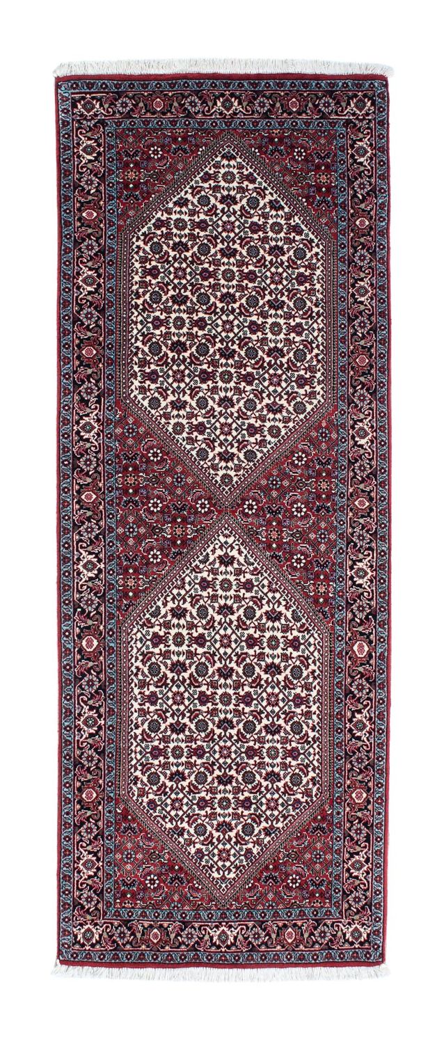 Alfombra de pasillo Alfombra persa - Bidjar - 203 x 73 cm - azul oscuro