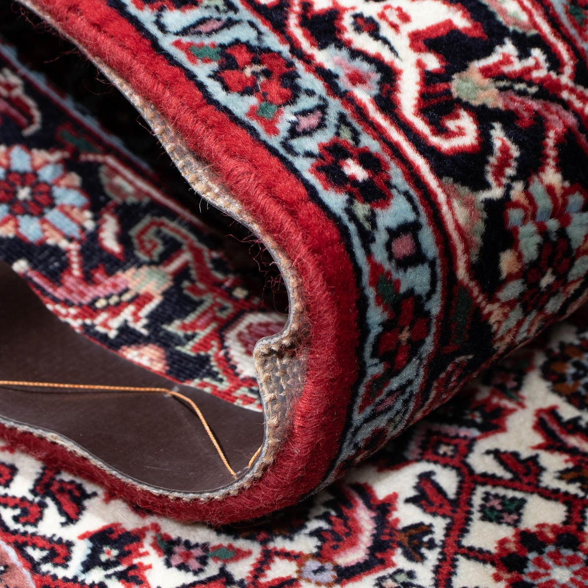 Alfombra de pasillo Alfombra persa - Bidjar - 203 x 73 cm - azul oscuro