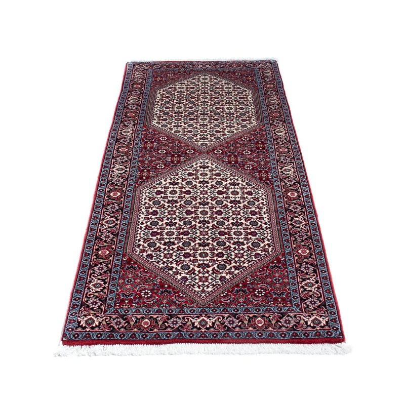 Alfombra de pasillo Alfombra persa - Bidjar - 203 x 73 cm - azul oscuro