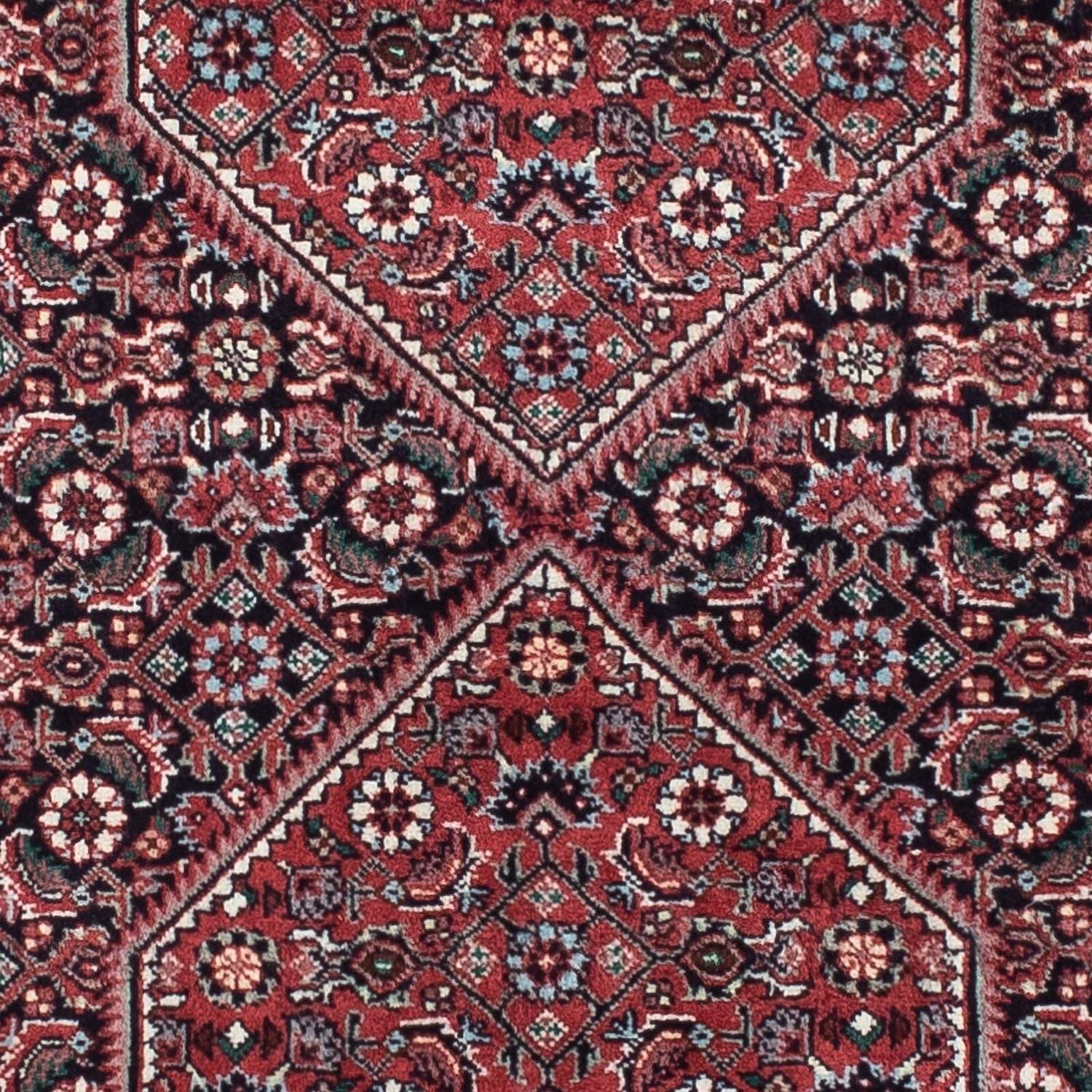 Alfombra de pasillo Alfombra persa - Bidjar - 200 x 70 cm - azul oscuro