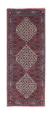 Alfombra de pasillo Alfombra persa - Bidjar - 198 x 75 cm - rojo