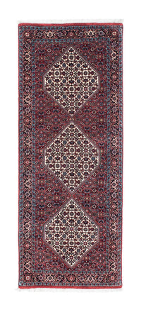 Alfombra de pasillo Alfombra persa - Bidjar - 198 x 75 cm - rojo
