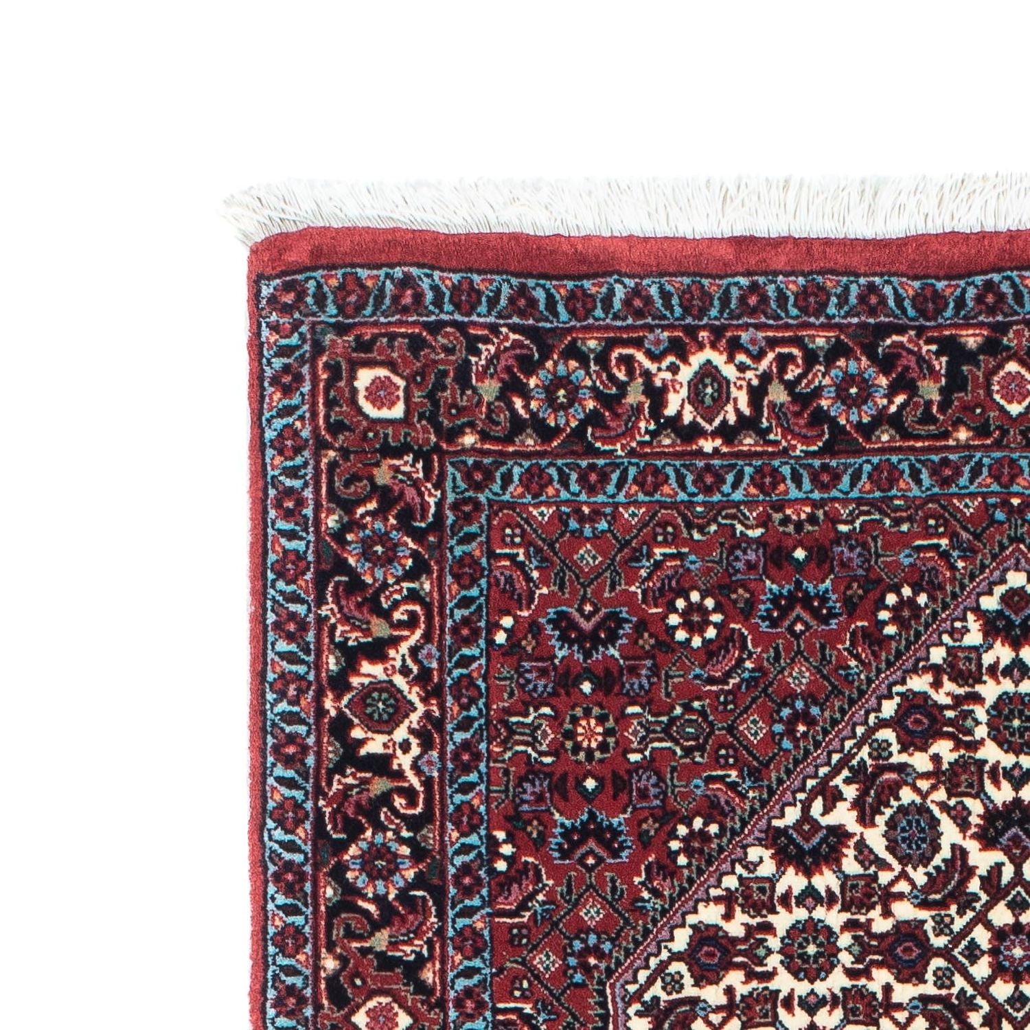 Alfombra de pasillo Alfombra persa - Bidjar - 198 x 75 cm - rojo