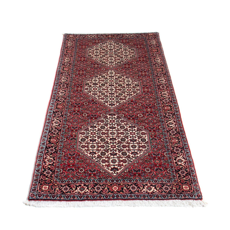 Alfombra de pasillo Alfombra persa - Bidjar - 197 x 74 cm - rojo
