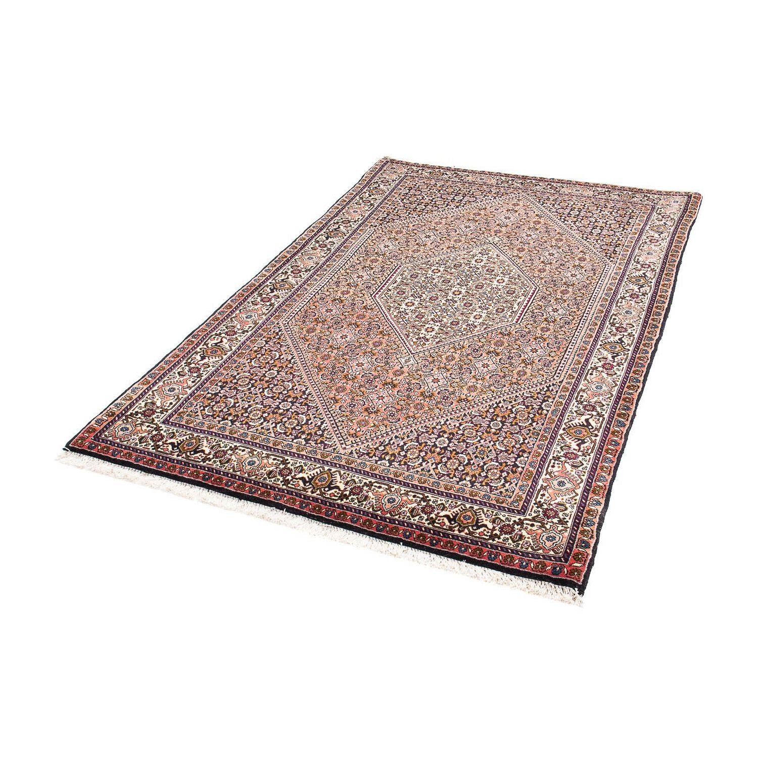 Alfombra persa - Bidjar - 179 x 113 cm - rojo claro