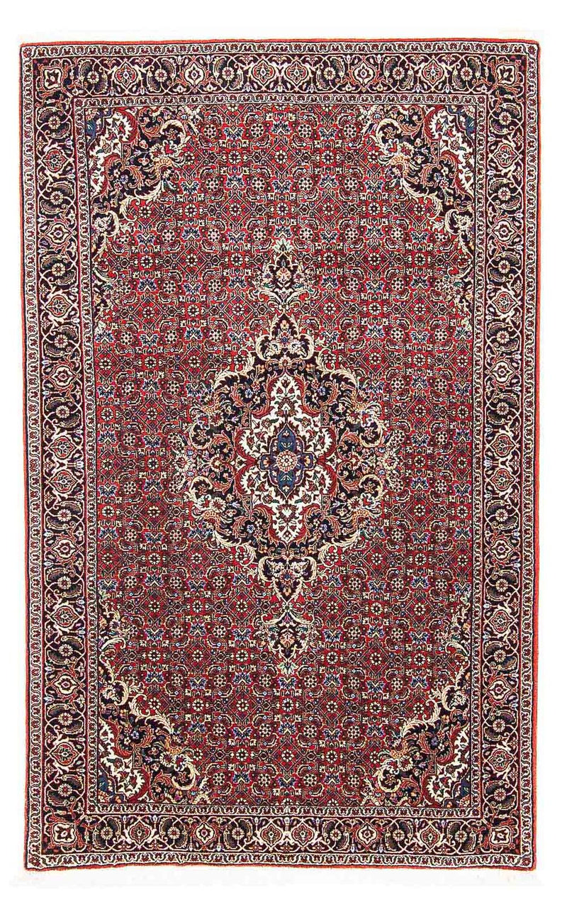 Alfombra persa - Bidjar - 172 x 110 cm - rojo claro